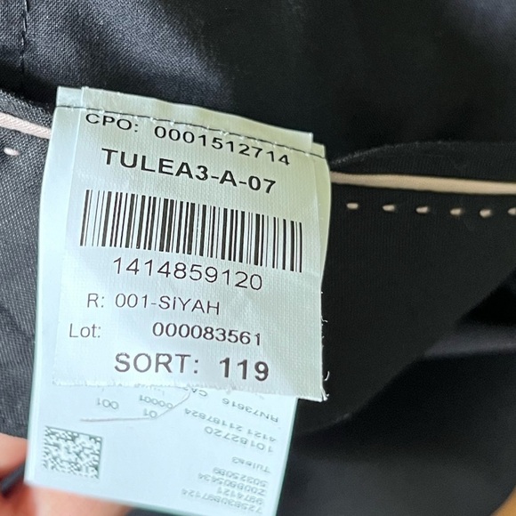 Hugo Boss Black Wool Slim Leg Trousers - Picture 7 of 8